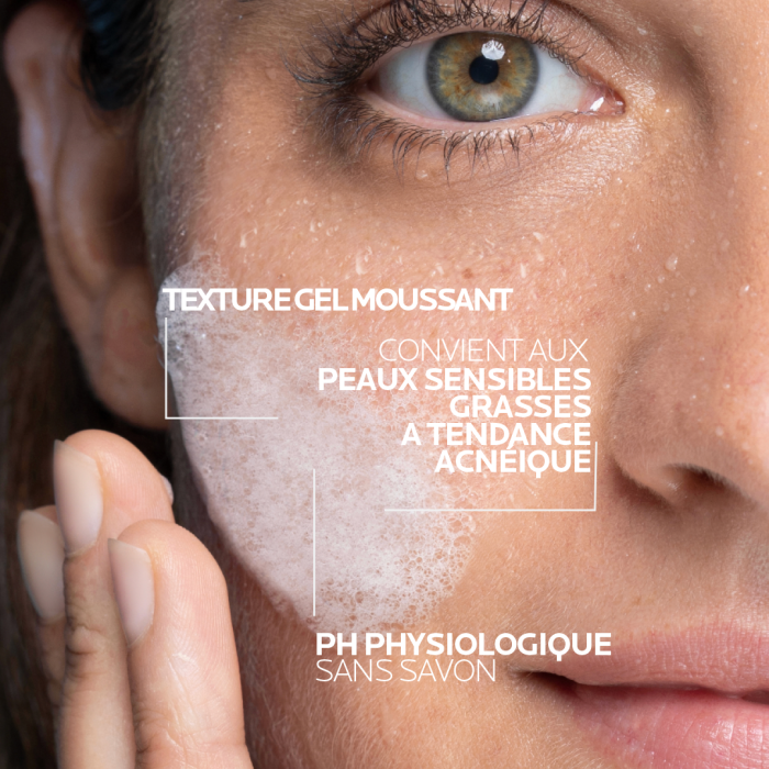 LA ROCHE POSAY EFFACLAR GEL MOUSSANT PURIFIANT EQUILIBRE LE PH DE LA PEAU 200ML