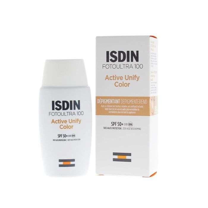 ISDIN FOTO ULTRA 100 ISDIN ACTIVE UNIFY COLOR FUSION FLUID SPF50+ 50 ML