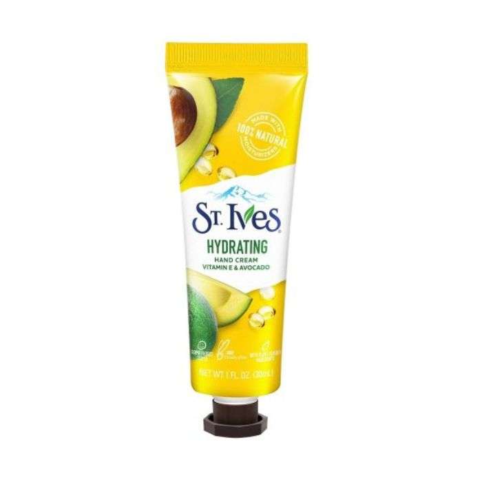 ST IVES CREME MAINS HYDRATANTE A BASE DE VITAMINE E ET AVOCAT 30ML