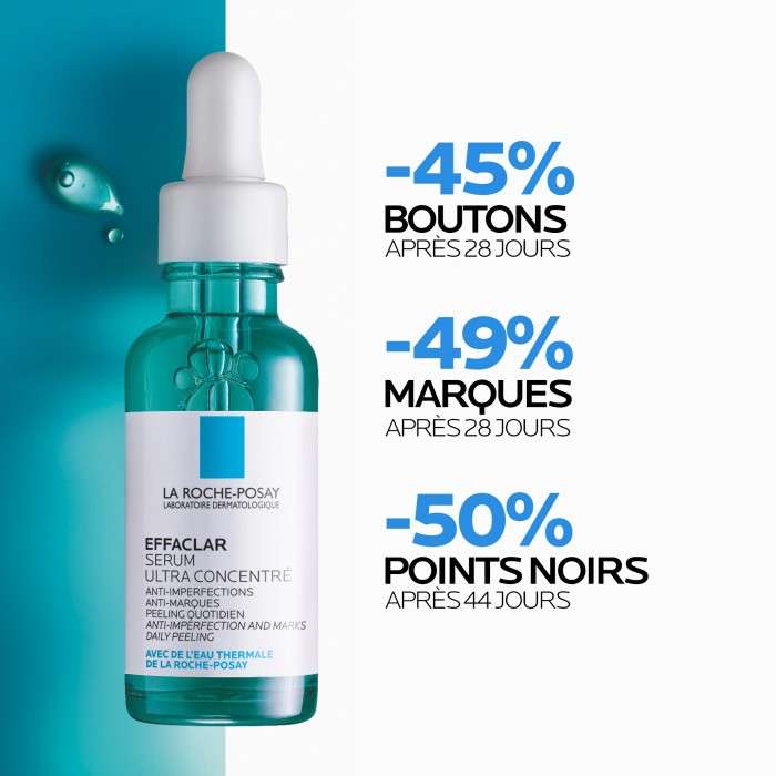 LA ROCHE POSAY EFFACLAR SERUM VISAGE ANTI IMPERFECTIONS 30ML