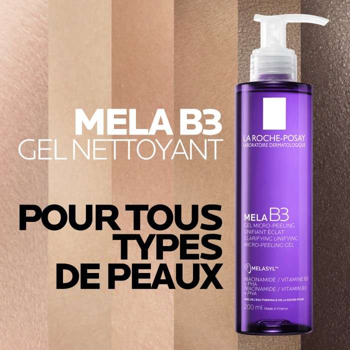 LA ROCHE POSAY MELA B3 GEL MICRO PEELING UNIFIANT ECLAT 200 ML