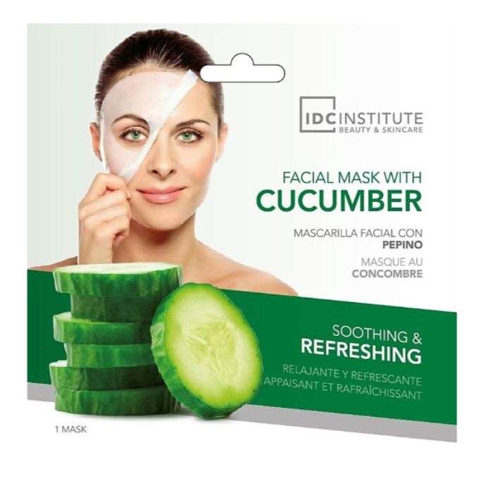 IDC INSTITUTE MASQUE TISSU HYDRATANT VISAGE A LA CONCOMBRE 1 UNITE