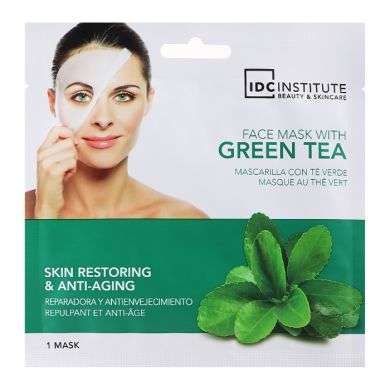 IDC INSTITUTE MASQUE TISSU REPULPANT VISAGE AU THE VERT 1 UNITE