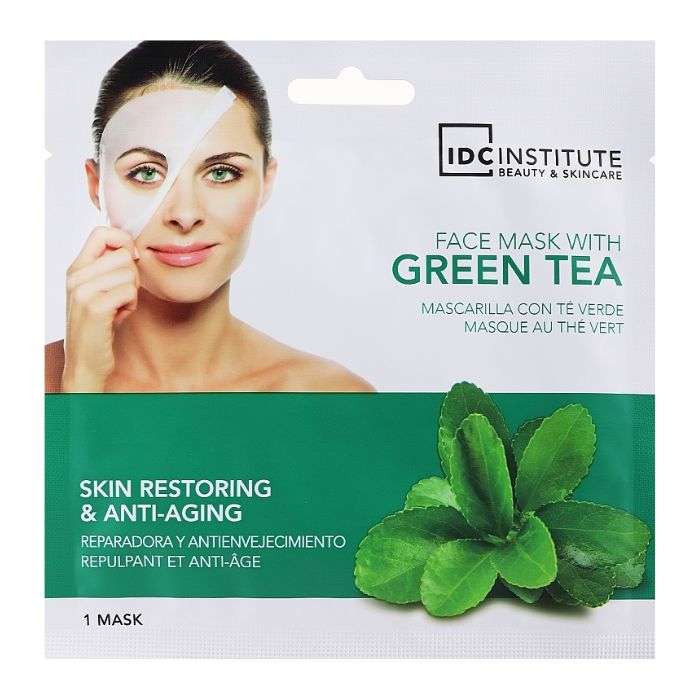 IDC INSTITUTE MASQUE TISSU REPULPANT VISAGE AU THE VERT 1 UNITE