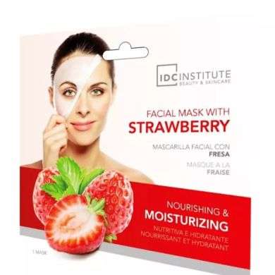 IDC INSTITUTE MASQUE TISSU NOURRISSANT VISAGE A LA FRAISE 1 UNITE