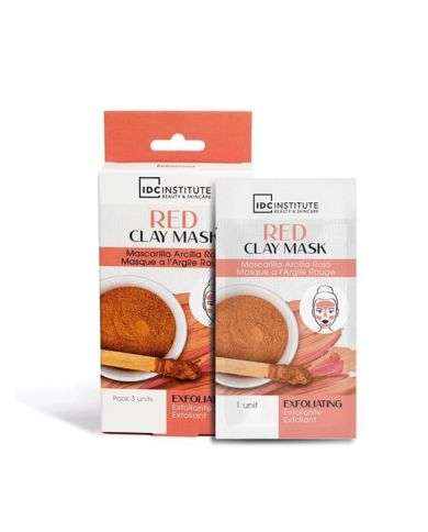 IDC INSTITUTE MASQUE EXFOLIANT ARGILE ROSE PACK DE 3 REF 90106