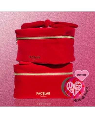 FACELAB TROUSSE VANITY NOEUD AVEC MINI MIROIRE OFFERTE