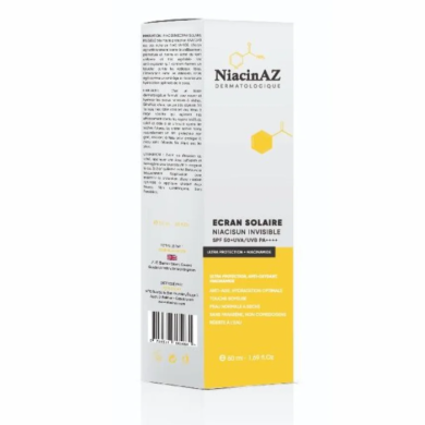 NIACINAZ ECRANSOLAIRE NIACISUN INVISIBLE SPF 50+ 50 ML