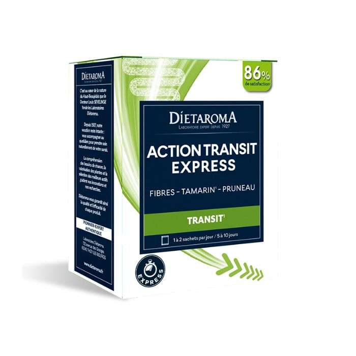 DIETAROMA ACTION TRANSIT EXPRESS 10 SACHETS