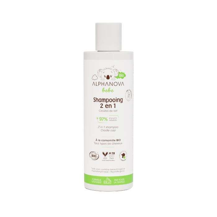ALPHANOVA BEBE SHAMPOOING 2 EN 1 200 ML