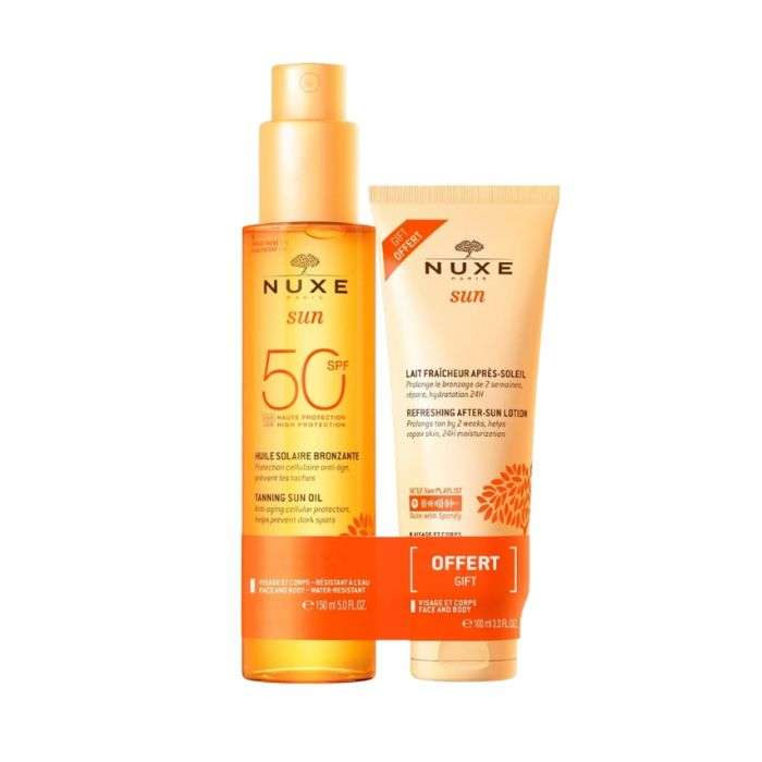 NUXE SUN HUILE SOLAIRE BRONZANTE 150 ML SPF 50 + 
