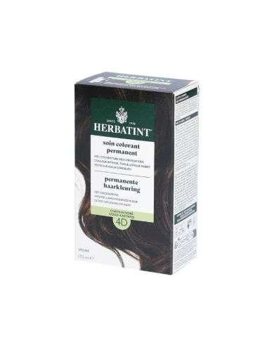 HERBATINT SOIN COLORANT PERMANENT 4D CHATAIN DORE 150 ML