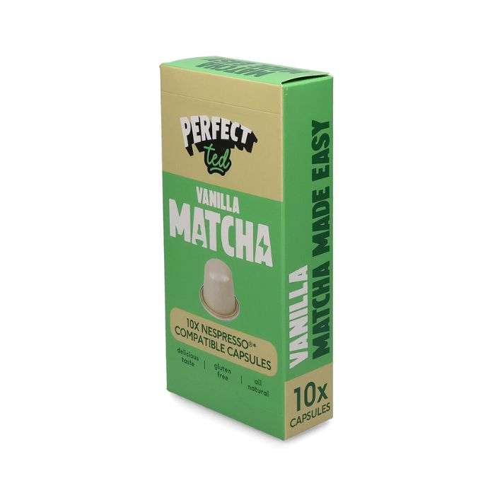 PERFECT TED CAPSULES MATCHA VANILLE BOITE DE 10