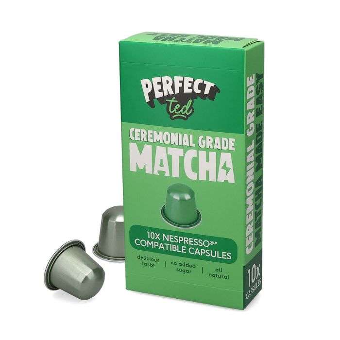 PERFECT TED CAPSULES MATCHA CEREMONIAL GRADE BOITE DE 10