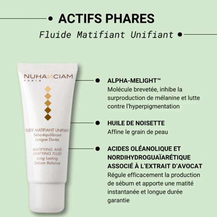 NUHANCIAM FLUIDE MATIFIANT UNIFIANT 40ML