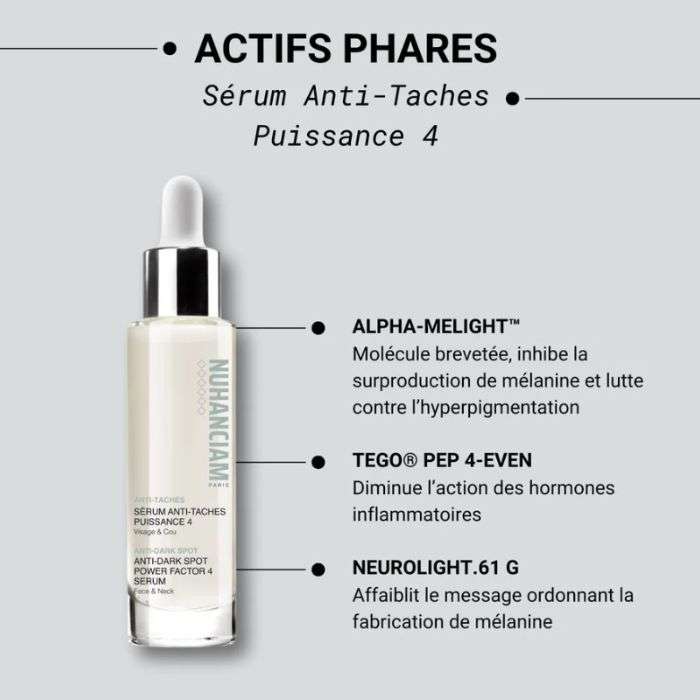 NUHANCIAM SERUM ANTI TACHES PUISSANCE 4- 30 ML
