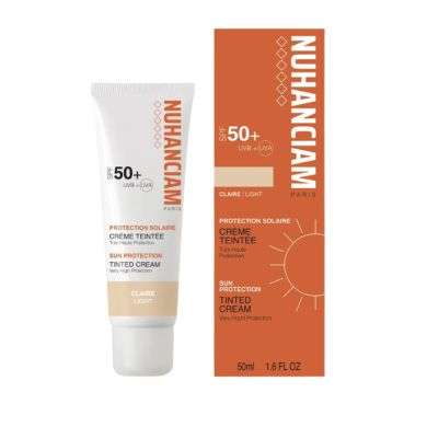 NUHANCIAM CREME SOLAIRE TEINTEE CLAIR SPF 50+ 50ML