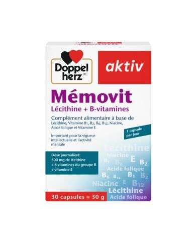 DOPPELHERZ AKTIV MEMOVIT 30 CAPSULES