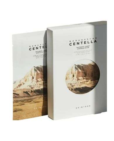 SKIN1004 MADAGASCAR CENTELLA WATERGEL SHEET AMPOULE MASK 25ML PACK DE 5