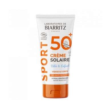 BIARRITZ SPORT CREME SOLAIRE SPF50+ BEBE ET ENFANT 50ML