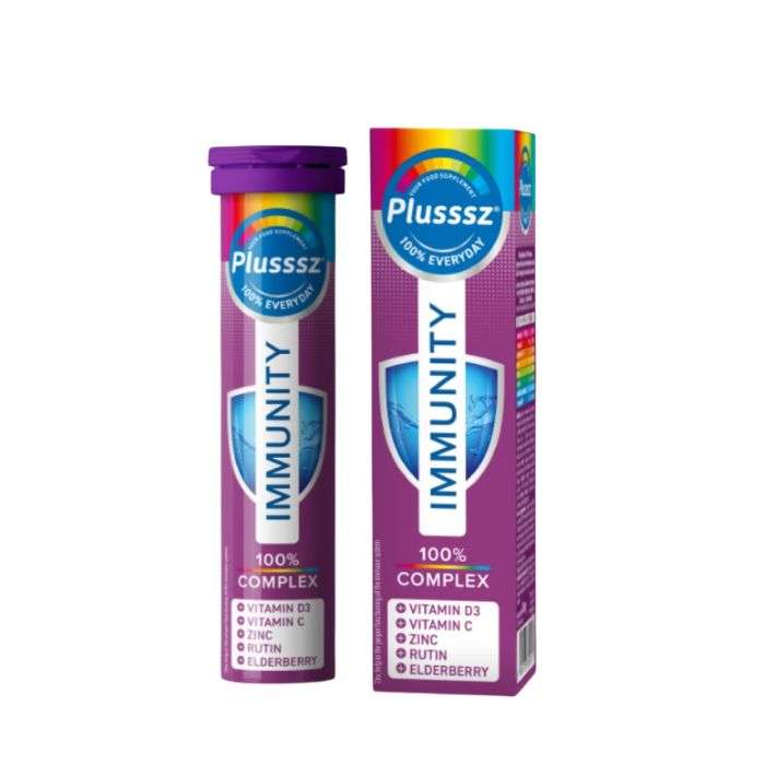 PLUSSSZ 100% IMMUNITE COMPLEX 20 COMPRIMES
