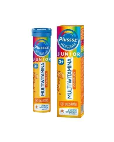 PLUSSSZ JUNIOR COMPLEX MULTIVITAMINES 20 COMPRIMES