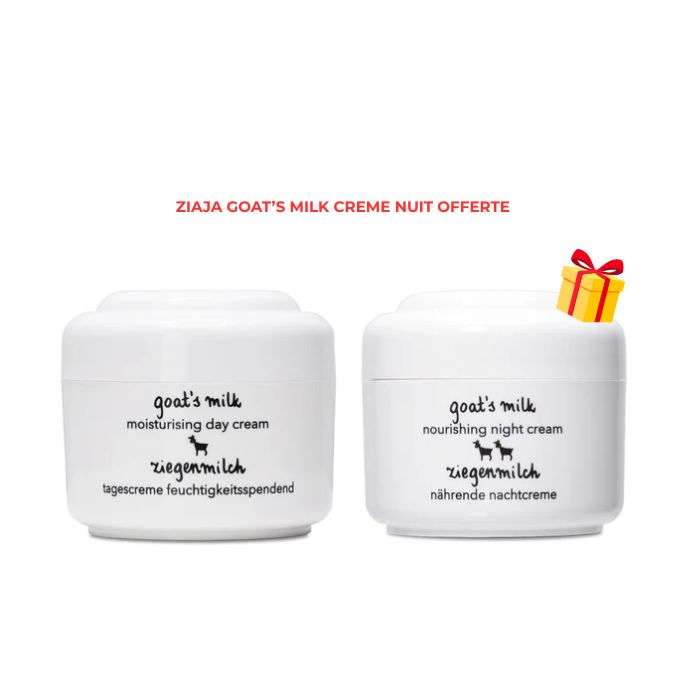 ZIAJA OFFRE GOATS MILK CREME JOUR 50 ML + CREME NUIT 50ML OFFERTE