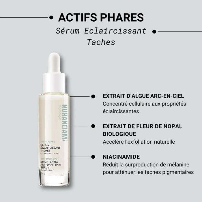 NUHANCIAM SERUM ECLAIRCISSANT ANTI TACHES 30ML