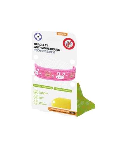 L2N PHARMA BRACELET ANTI MOUSTIQUES RECHARGEABLE