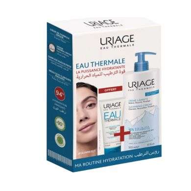 URIAGE OFFRE CREME LAVANTE SURGRAS MOUSSANT SANS SAVON 500ML+ LAIT VELOUTES CORPS 200ML OFFERT 