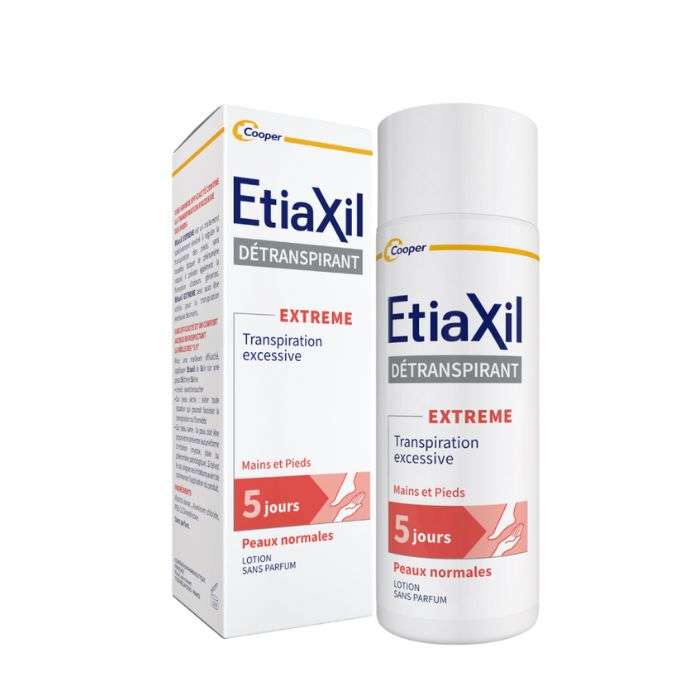 ETIAXIL DETRANSPIRANT EXTREME PEAUX NORMALE MAINS ET PIEDS 100 ML