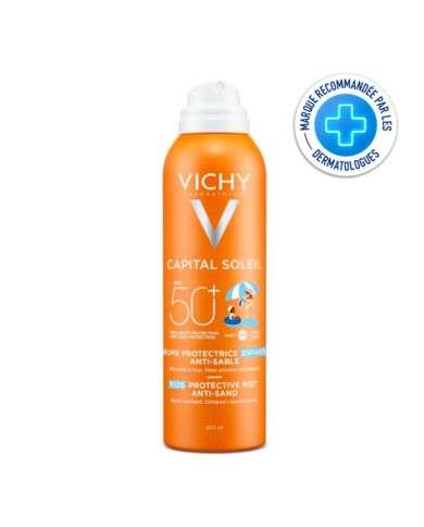VICHY CAPITAL SOLEIL BRUME SOLAIRE ANTI SABLE ENFANT SPF 50+ 200 ML