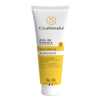 CICAMANUKA MIEL DE MANUKA IAA 15+DENTIFRICE BLANCHEUR 75 ML