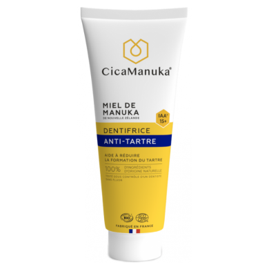 CICAMANUKA MIEL DE MANUKA IAA 15+DENTIFRICE BLANCHEUR 75 ML