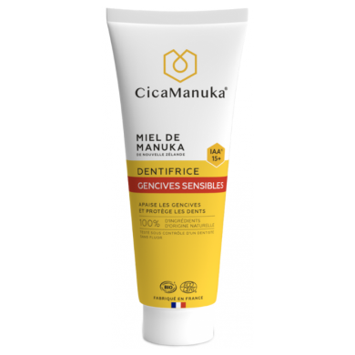 CICAMANUKA MIEL DE MANUKA IAA 15+ DENTIFRICE GENCIVES SENSIBLES 75 ML