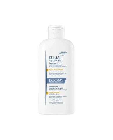 DUCRAY KELUAL SQUANORM SHAMPOOING TRAITANT HYDRATANT PELLICULES SECHES 200 ML