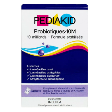 PEDIAKID PROBIOTIQUE 10M 10 SACHETS
