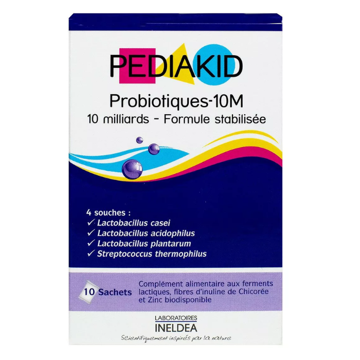 PEDIAKID PROBIOTIQUE 10M 10 SACHETS