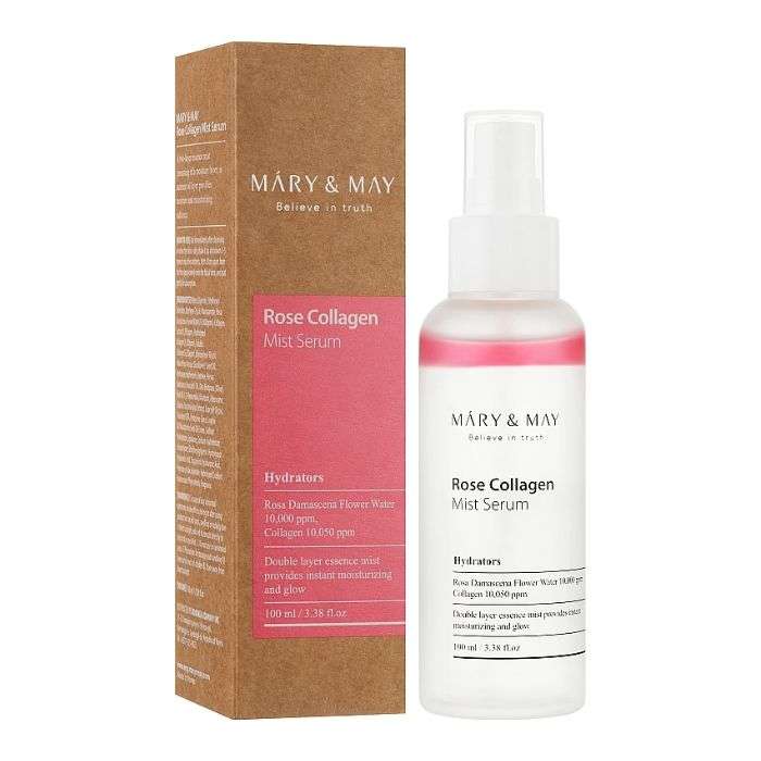 MARY AND MAY ROSE COLLAGEN MIST SERUM 100ML