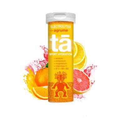 TA SPORT HYDRATATION ELECTROLYTES GOUT AGRUME 12 COMPRIMES EFFERVESCENT