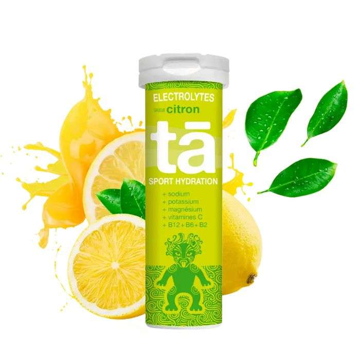 TA SPORT HYDRATATION ELECTROLYTES GOUT CITRON 12 COMPRIMES EFFERVESCENT