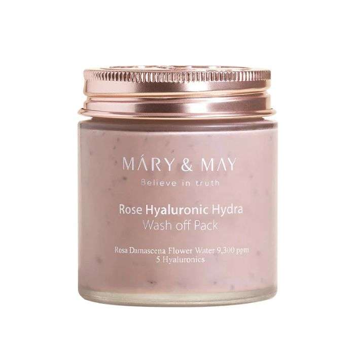 MARY AND MAY ROSE HYALURONIC HYDRA WASH OFF PACK 125G