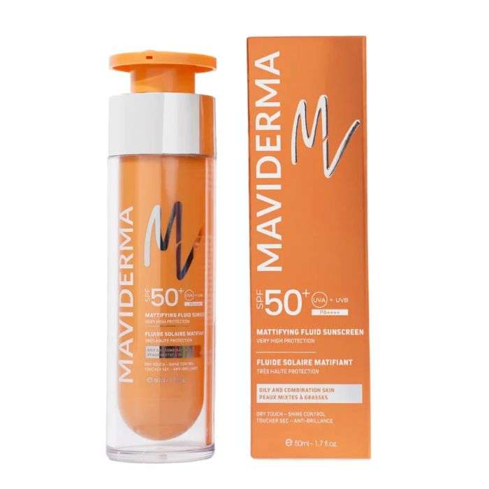 MAVIDERMA FLUIDE SOLAIRE MATIFIANT 50ML SPF50+