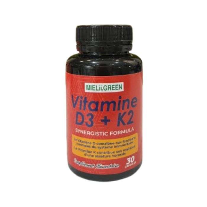 MIELII GREEN VITAMINE D3+K2 30 CAPSULES