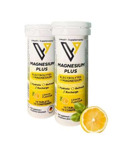 VHEALTH MAGNESIUM PLUS GOUT CITRON 10 COMPRIMES