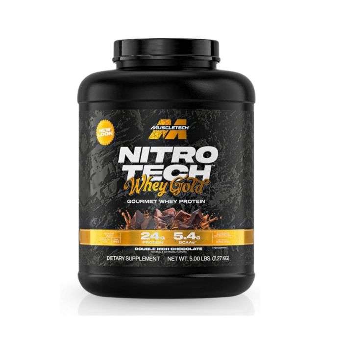 MUSCLETECH NITRO TECH WHEY GOLD 2.27KG DOUBLE CHOCOLAT RICH
