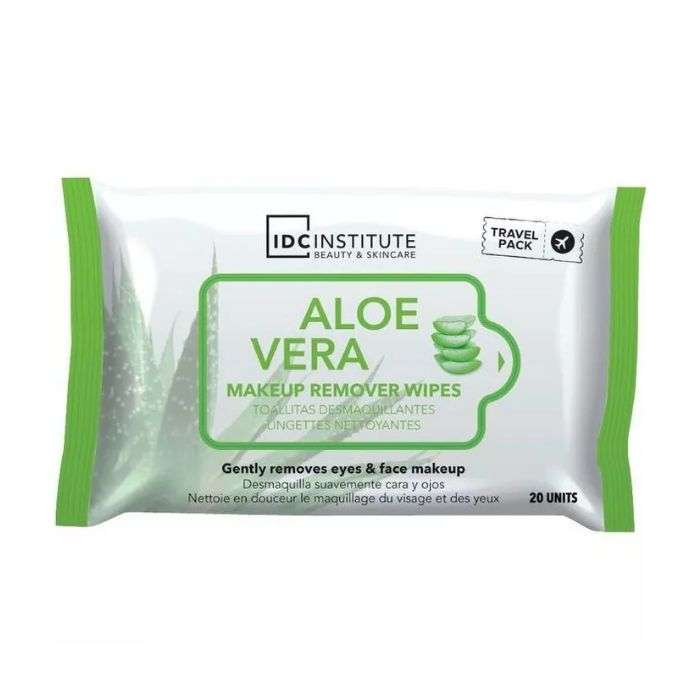 IDC INSTITUTE LINGETTES DEMAQUILLANTE ALOE VERA 20 UNITES