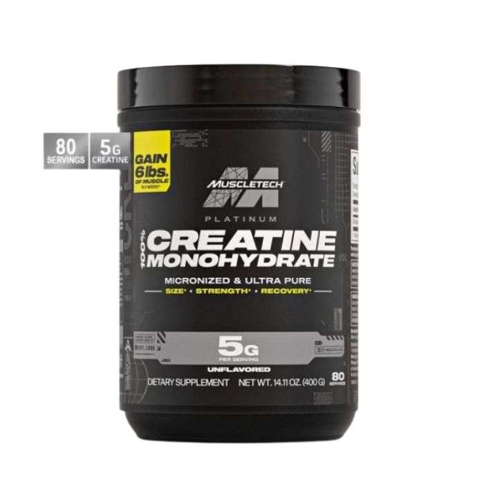 MUSCLETECH PLATINUM CREATINE 400 G SANS SAVEUR