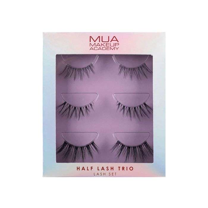 MUA LASH SET HALF LASH TRIO