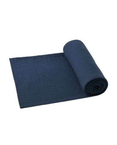BAMBIDOU MAXI LANGE 100CM*100CM GAZE BLEU MARINE